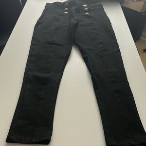 Women’s Black pants Zara Gold buttons
